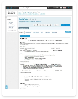 Applicant Tracking Comprehensive Database